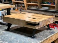 Coffee Table Eiche Altholz Balken Couchtisch Unikat Upcycling Saarland - Mettlach Vorschau