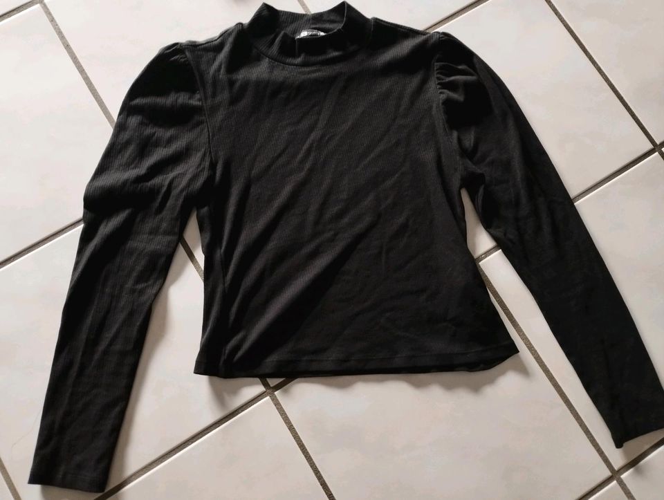Damen Shirt Pulli schwarz New Yorker Größe XL Pullover Shirt in Marl