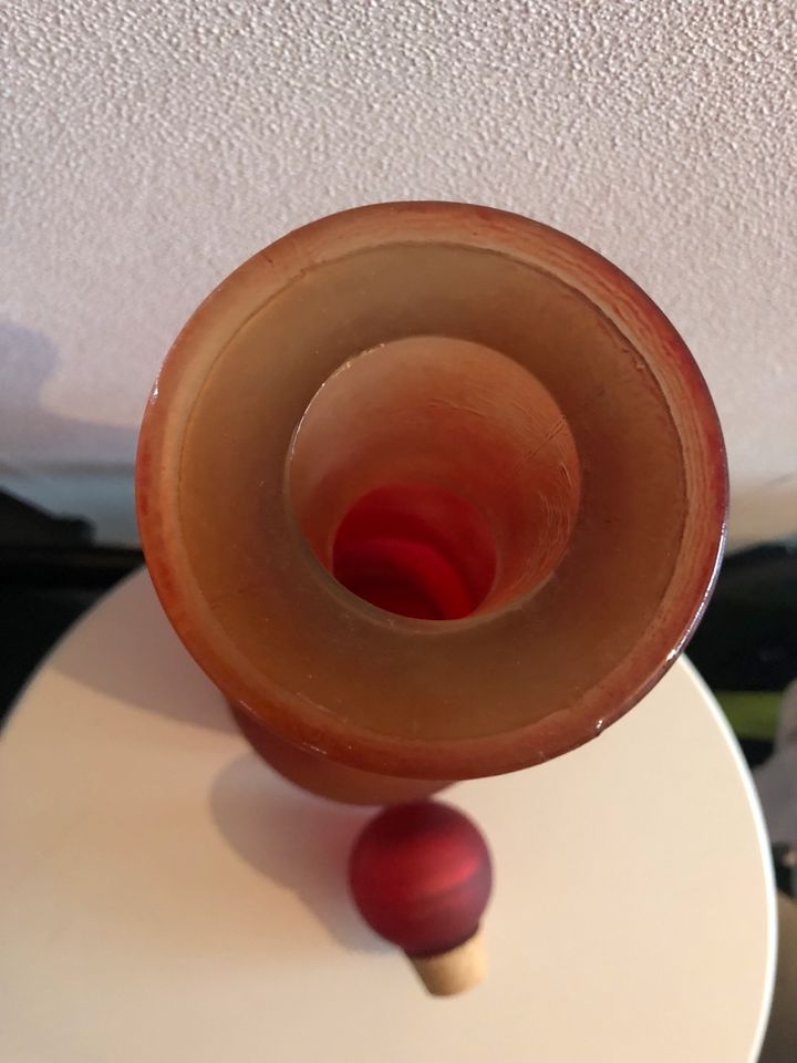 Schwere Glas Vase in schöner Form in Hardthausen