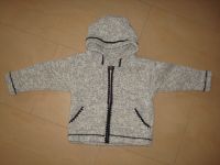 coole dicke Strickjacke Jacke Gr. 92 wollweiß schwarz Kapuze TOP! Thüringen - Weinbergen Vorschau