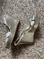 DUNE Plateau heels Silber 41 Strand Hessen - Kaufungen Vorschau