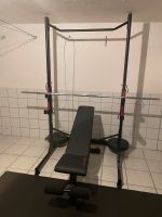 Hantelbank / Squat Rack / Hantelstange + 4x 20kg Scheiben Kreis Ostholstein - Malente Vorschau