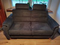 Sofa Bezug: Luxus-Microfaser ALTARA NUBUCK® Grau-Blau mit Hocker Nordrhein-Westfalen - Olsberg Vorschau