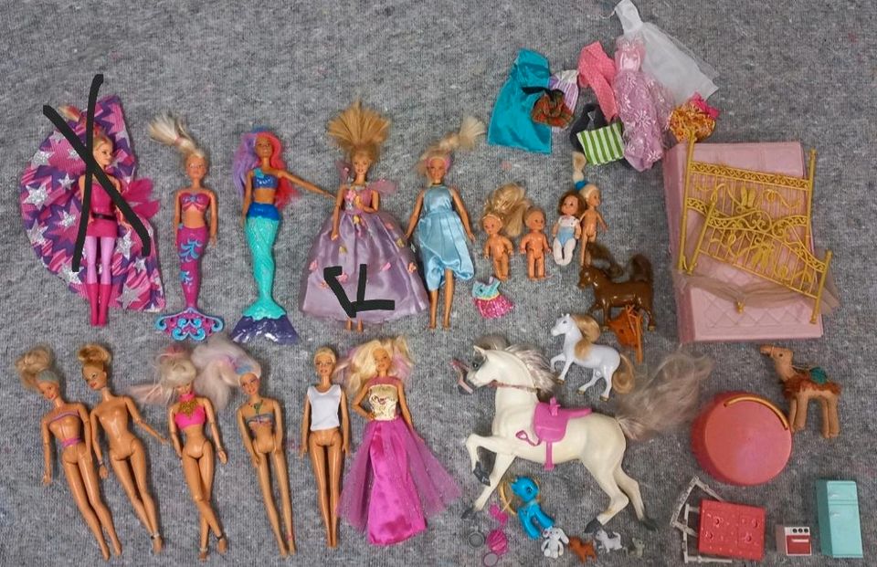 Barbie Set auch einzelnd in Schalkenbach