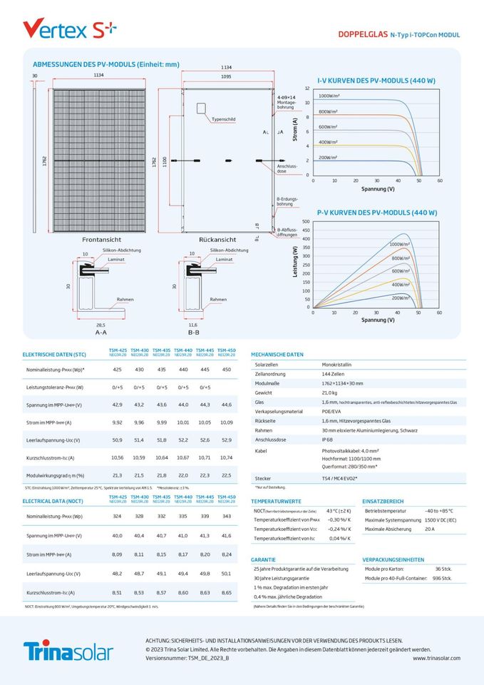 900Wp/600_800 W Balkonkraftwerk - Mini PV/ Doppelglas-Modul in Sinsheim