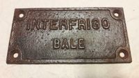 Lokschild  INTERFRIGO BALE Brandenburg - Nuthetal Vorschau