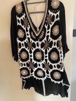 Damen-HäkelCrochet/Tunika-Tredy-schwarz/beige Gr 1 Neu Münster (Westfalen) - Gremmendorf Vorschau