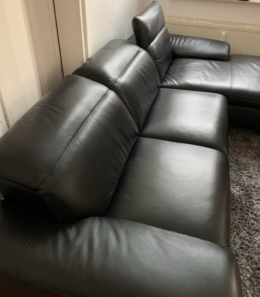 Leder Couch | Sofa (verstellbar) in Erfurt