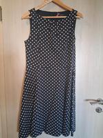 Kleid, Comma, Gr. 40, dunkelblau mit weißen Punkten Saarland - Losheim am See Vorschau