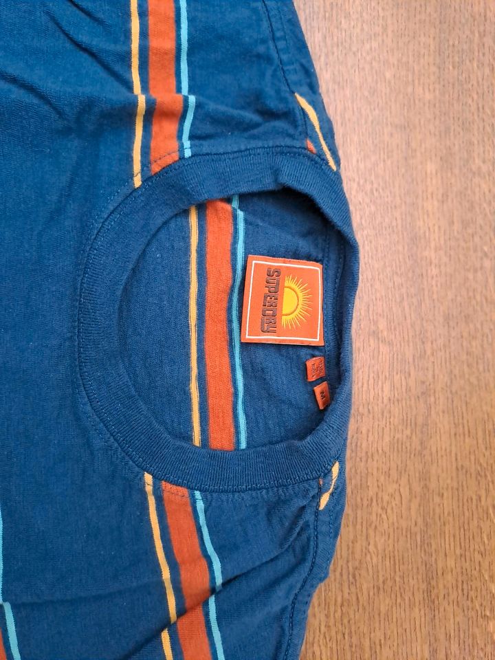 Superdry Ringel T-Shirt NEU blau Gr M in Freising
