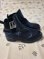 Jette Joop Damen Stiefeletten Stiefel schwarz Gr.39 Nordrhein-Westfalen - Pulheim Vorschau