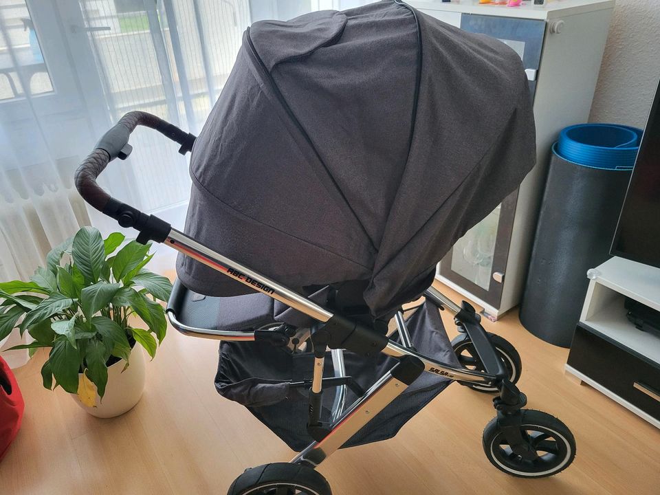 Abc Design Salsa 4 Air Kinderwagen grau in Pulheim