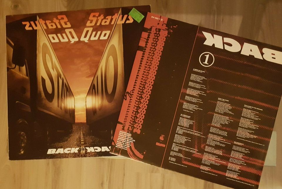 Status Quo - BACK TO BACK - VINYL,LP Plattenauflösung in Hamburg