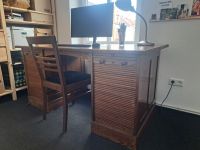 Schreibtisch vintage abschließbar 160x80cm Arbeitsfläche Östliche Vorstadt - Steintor  Vorschau