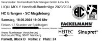 Ticket Erlanger HC vs SC Magdeburg Nürnberg (Mittelfr) - Mitte Vorschau