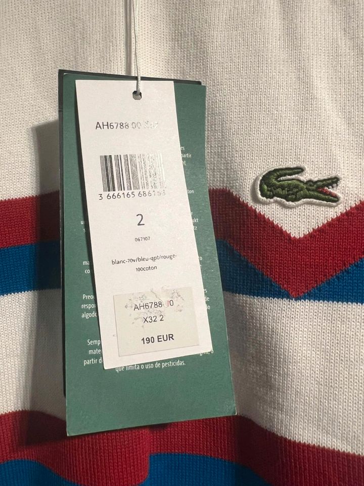 Lacoste Pullover Größe XS - ungetragen! in Hamburg