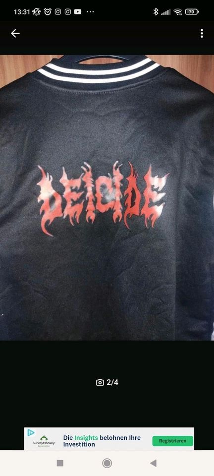 NEU - Deicide College Jacke - Glen Bentonit Gedächtnisedition in Düsseldorf