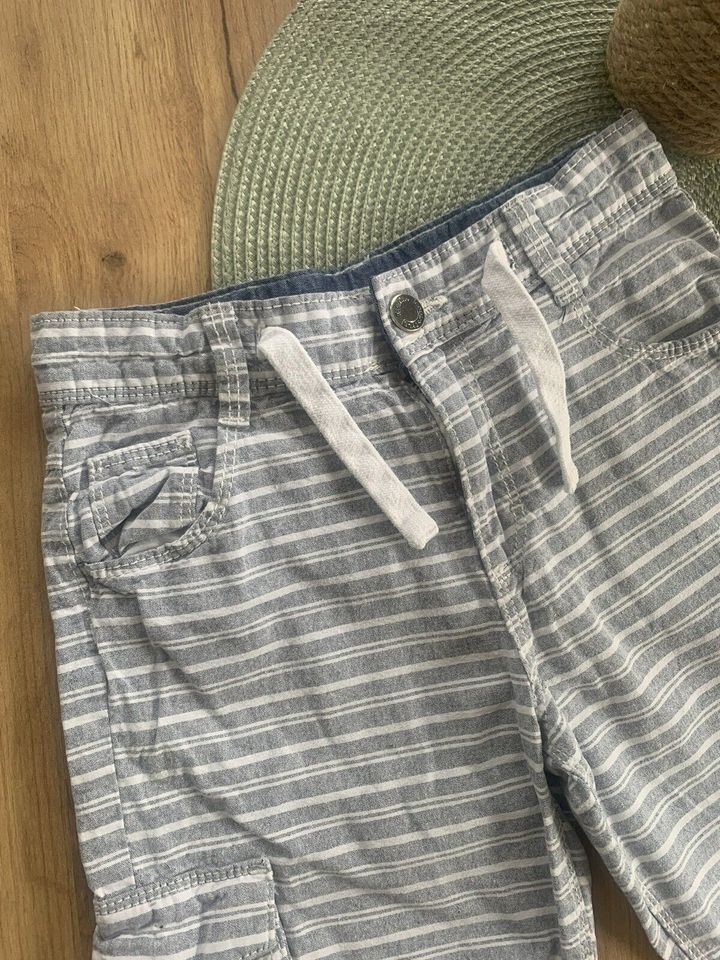 TOPOLINO CARGO SHORTS/ KURZE HOSE- JUNGEN- GRÖSSE 128- GRAU in Kamen