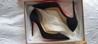 NEU Christian Louboutin Iriza 100 Schwarz Gr. 36,5 Velours Wandsbek - Hamburg Marienthal Vorschau