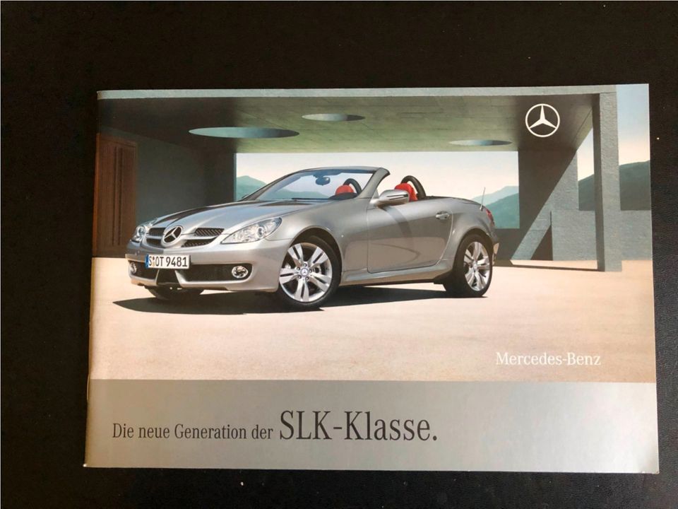 Mercedes Benz SLK Broschüre 2007 in Weinstadt