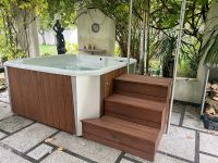 Thermoholz Outdoor Whirlpool BadeFass Bania Holzofen BE 2x1,9 m Sachsen - Görlitz Vorschau