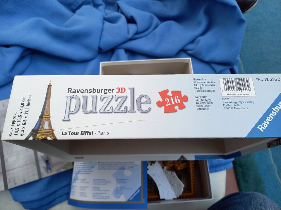 Ravensburger 3D-Puzzle (Eiffelturm) Paris La Tour Eiffel in Heidelberg