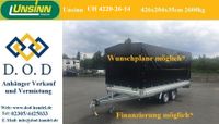 Unsinn UH 4220-26-14 Tandem Hochlader 2600kg 4,2 x 2m mit Plane Nordrhein-Westfalen - Castrop-Rauxel Vorschau