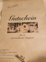 Gutschein für ein personalisiertes Ringbrett Hochzeit Schleswig-Holstein - Münsterdorf  Vorschau