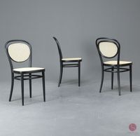 Thonet 215 R Wiener Kaffeehausstuhl Stuhl Schwarz + Stützgewebe Bayern - Würzburg Vorschau