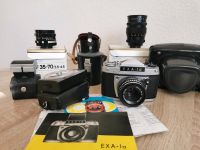 Biete alte Fotokamera an mit Zubehör Sachsen-Anhalt - Halle Vorschau