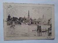 Postkarte Lübeck Hafen ca.1928 von Wilhelm Schodde Bayern - Fürth Vorschau