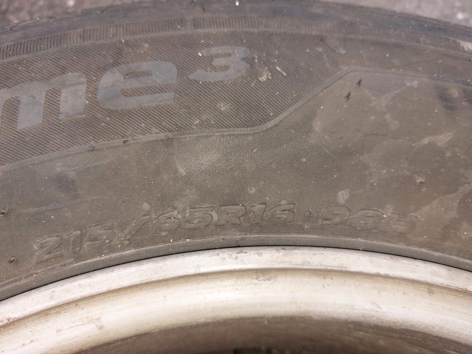 215/55 R 16 Nissan,4 Sommerreifen auf Alufelge, 215/65R16,Kfz in Bad Aibling