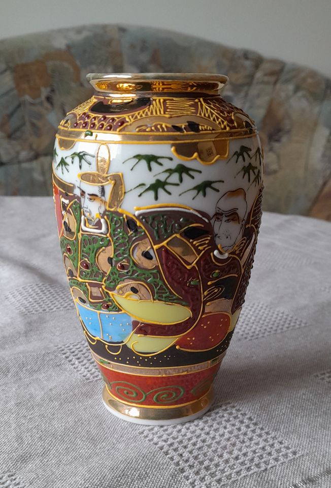 Satsuma Vase aus Japan oder China in Wichtshausen
