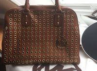 MICHAEL KORS SELMA JET SET BOWLING GOLD NIETEN BRAUN TASCHE TOP Nordrhein-Westfalen - Oerlinghausen Vorschau