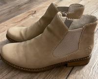 Stiefeletten rieker Größe 39 beige Hannover - Nord Vorschau