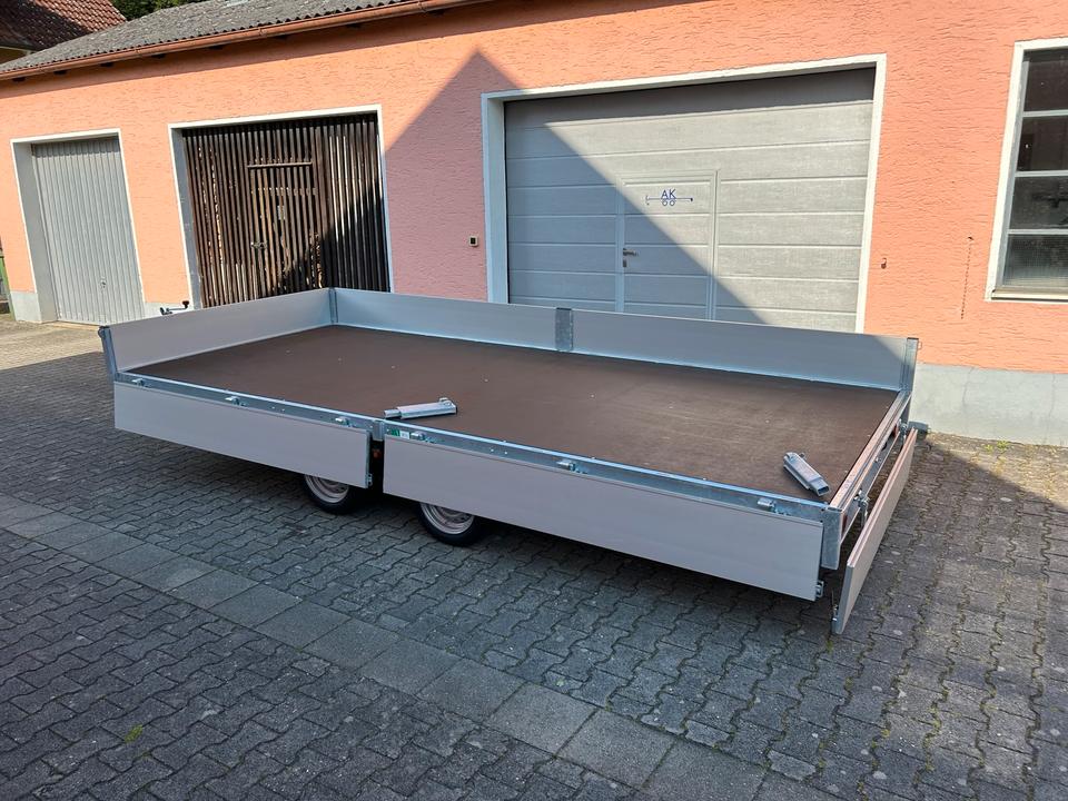 3.500kg Anhänger Hochlader Transporter Vermietung Auto mieten in Wolfsegg