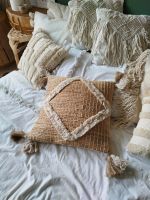 NP 34€ Maisons Du Monde Kissen 45x45 Fransen Jute Baumwolle Boho Eimsbüttel - Hamburg Stellingen Vorschau