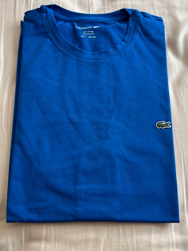 LACOSTE T-Shirt Große L/XL SLIM-FIT FR 7 - US L/XL in Hückelhoven