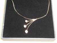 Collier / Kette 585 Gold mit 3 Brillanten, 0,22 Carat, wie neu Nordrhein-Westfalen - Solingen Vorschau