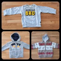 3€ Gr 86 Sweatshirt Pulli gefütterte Kapuzenjacke Sweatjacke kusc Bayern - Karlshuld Vorschau