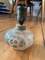 Antike Lampe Glas handbemalt Blüten Berlin - Friedenau Vorschau