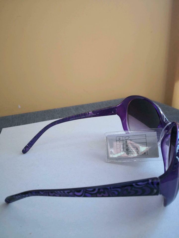 Neu lila Sonnenbrille -100% UV Protection Männer und Frauen in Marl