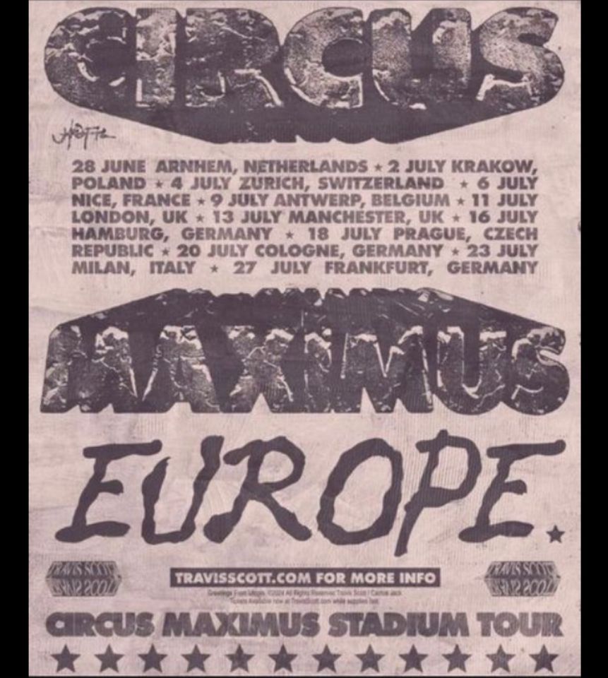 2x Sitzplätze Travis Scott - Circus Maximus - Frankfurt - in Frankfurt am Main