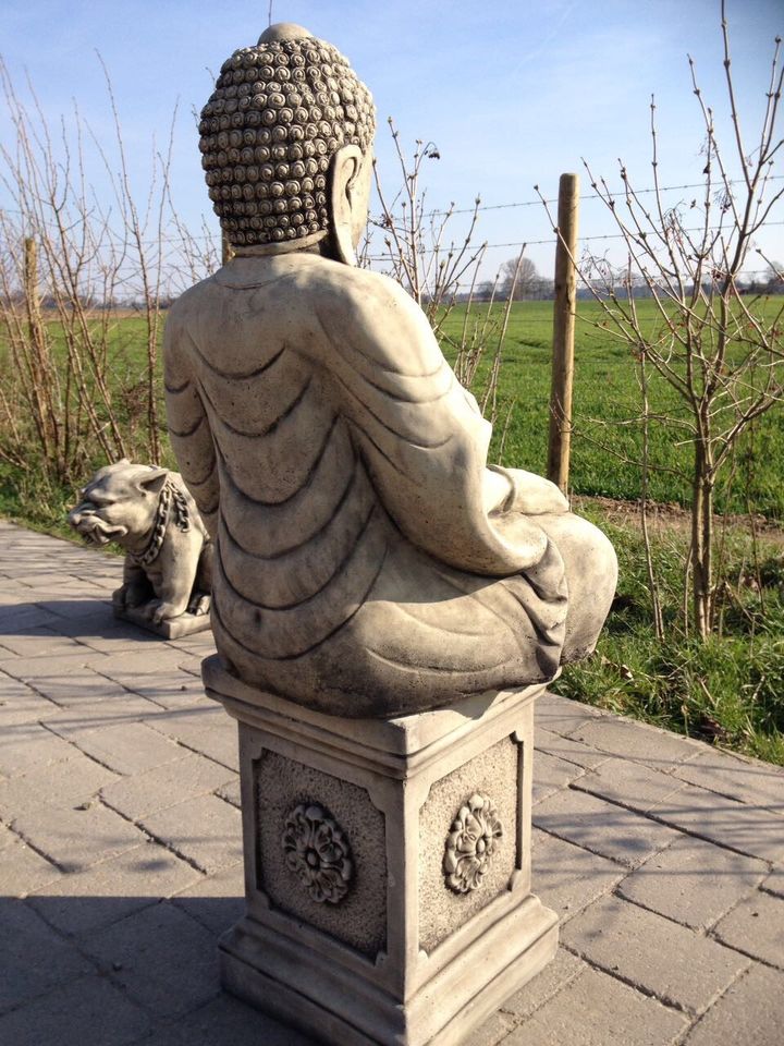 ‼️Buddha 佛 75kg Tempelwächter Teich Feng Shui Ganesha Steinguss‼️ in Oberhausen