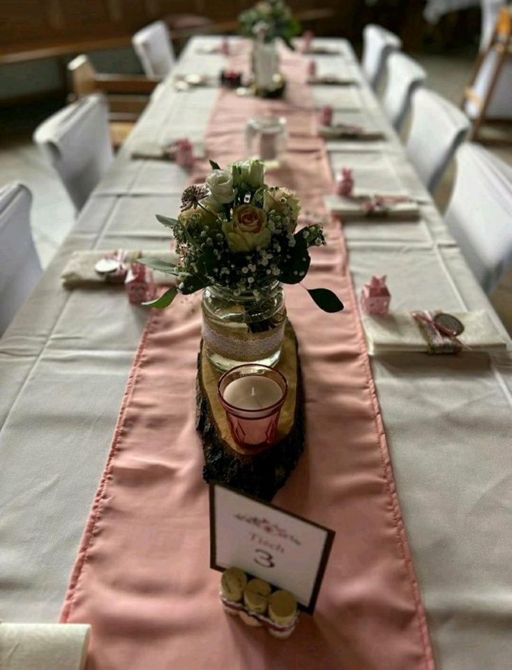 Tischläufer für Hochzeit/Geburtstagsfeier/Taufe in Bad Feilnbach