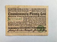 Notgeldschein - 21 Pfennig Gold Mecklenburg-Schwerin - Original Mecklenburg-Vorpommern - Stralsund Vorschau