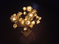 Deko Tischleuchte Tischlampe Rosenstrauß weiß LED Brandenburg - Petershagen Vorschau