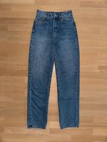 Straight Leg Wide Leg Baggy Jeans High Waist Dunkelblau Größe XS Bayern - Mainaschaff Vorschau