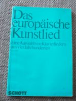 Das europäische Kunstlied: Eine Auswahl von Klavierliedern Bayern - Pfaffenhofen a.d. Ilm Vorschau