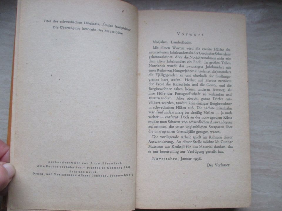 Die Leute von Kroksjö Bernhard Nordh  1938 in Krautheim